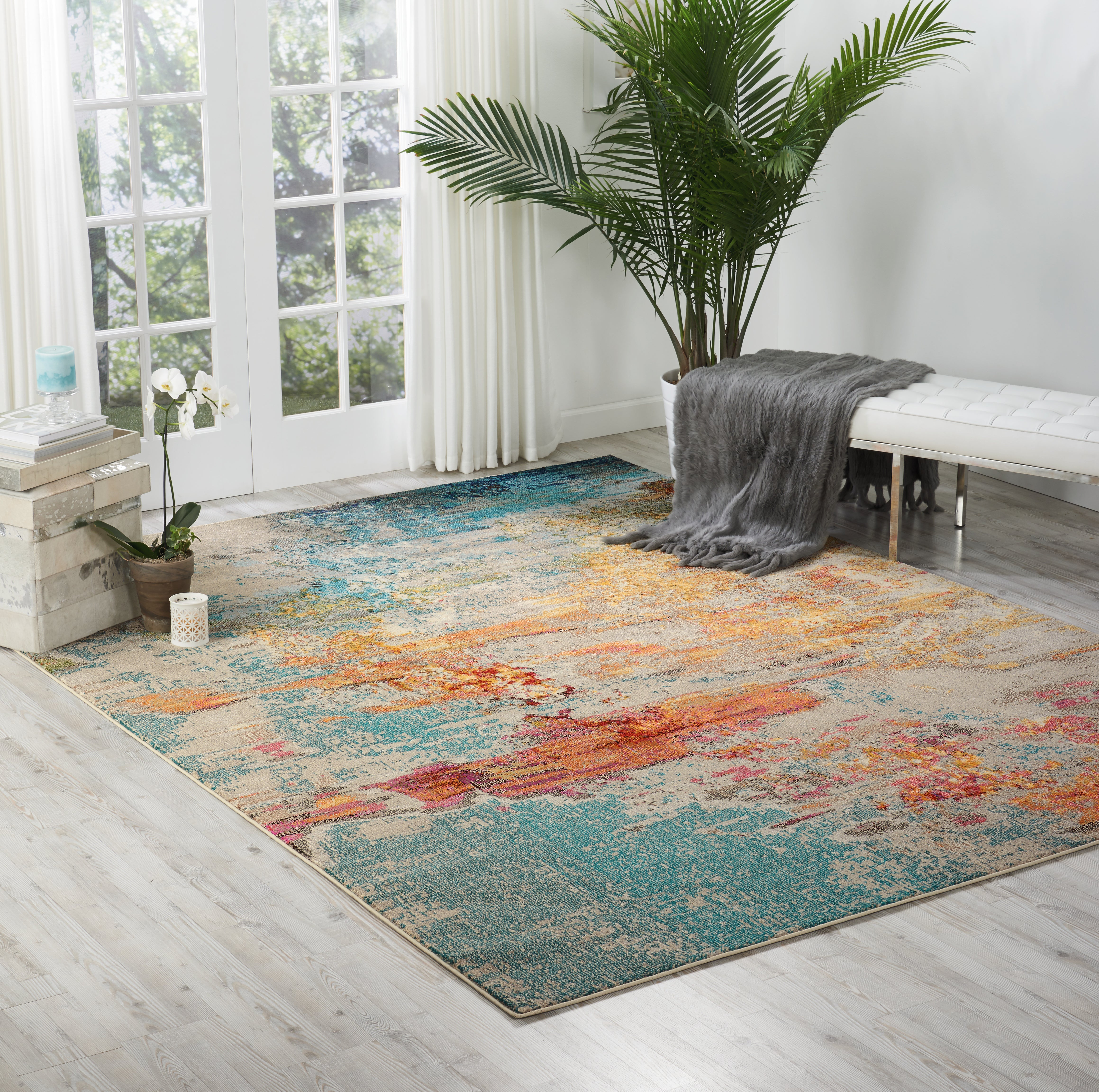 Nourison Celestial CES02 Multicolour Rug